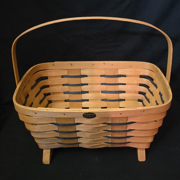 Petersboro Basket Co USA Large Magazine & Fireside Storage Basket - Picture 3 of 9
